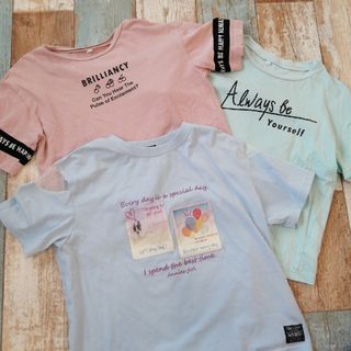 女の子　半袖Tシャツ　150cm ３枚セット(Tシャツ/カットソー)