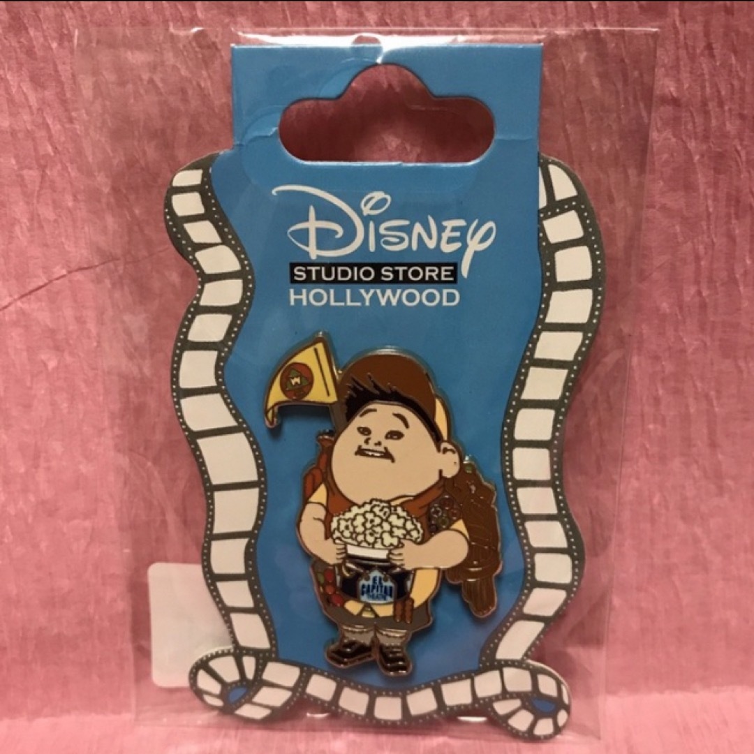 Disney(ディズニー)のカールじいさんの空飛ぶ家　ディズニー　ポップコーン　ピン エンタメ/ホビーのアニメグッズ(バッジ/ピンバッジ)の商品写真