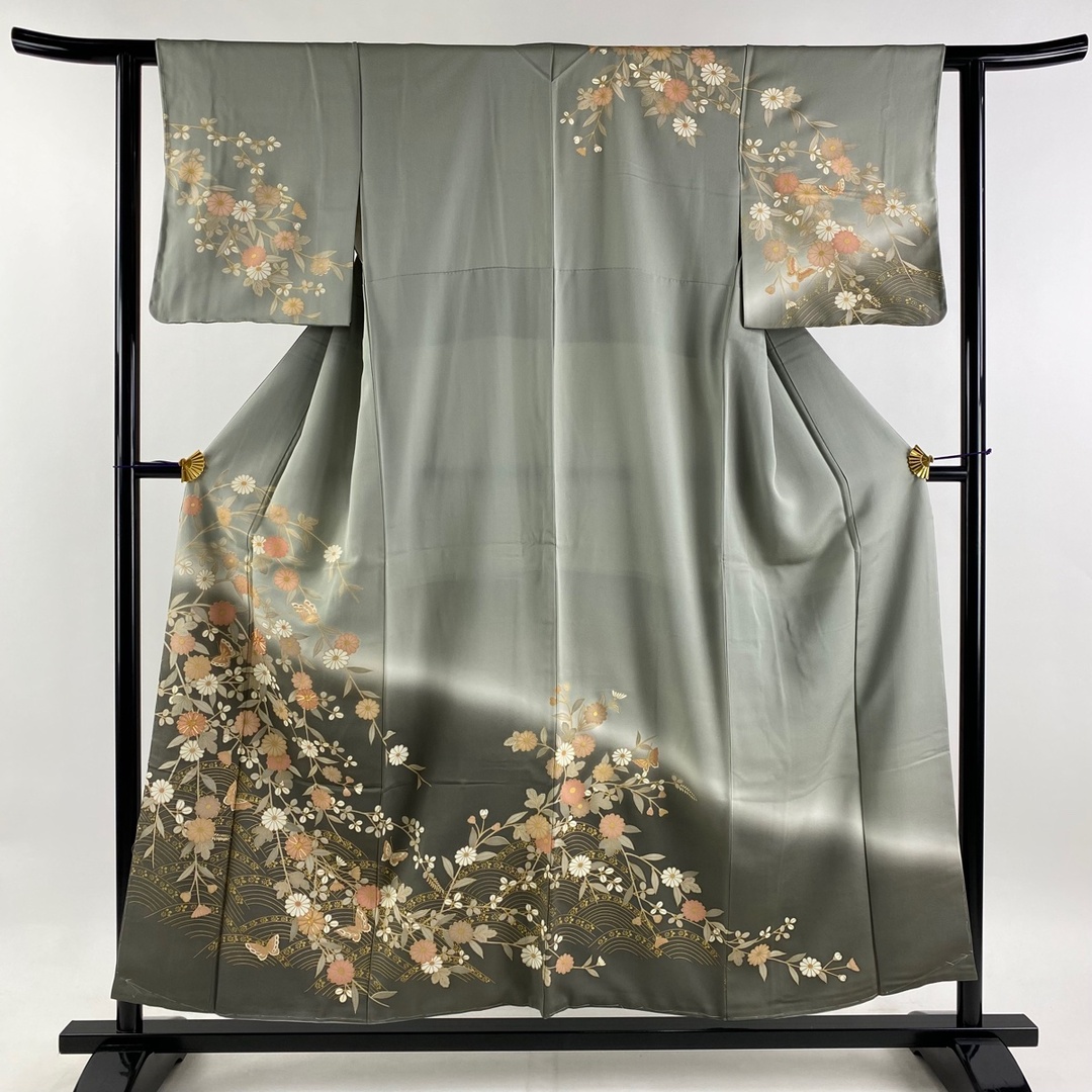 訪問着 身丈156cm 裄丈60cm 正絹 秀品 【中古】 レディースの水着/浴衣(着物)の商品写真