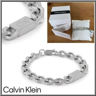 カルバンクライン(Calvin Klein)の未使用 Calvin Klein プレートチェーンブレスレット カルバンクライン(ブレスレット)