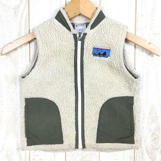 パタゴニア(patagonia)のBabys 24M パタゴニア 2008 ベビー レトロ ベスト Baby Retro Vest パイル フリース デカタグ 初期タグ 復刻 生産終了モデル 入手困難 PATAGONIA 61010 NWM Natural / Brown アイボリー系(その他)