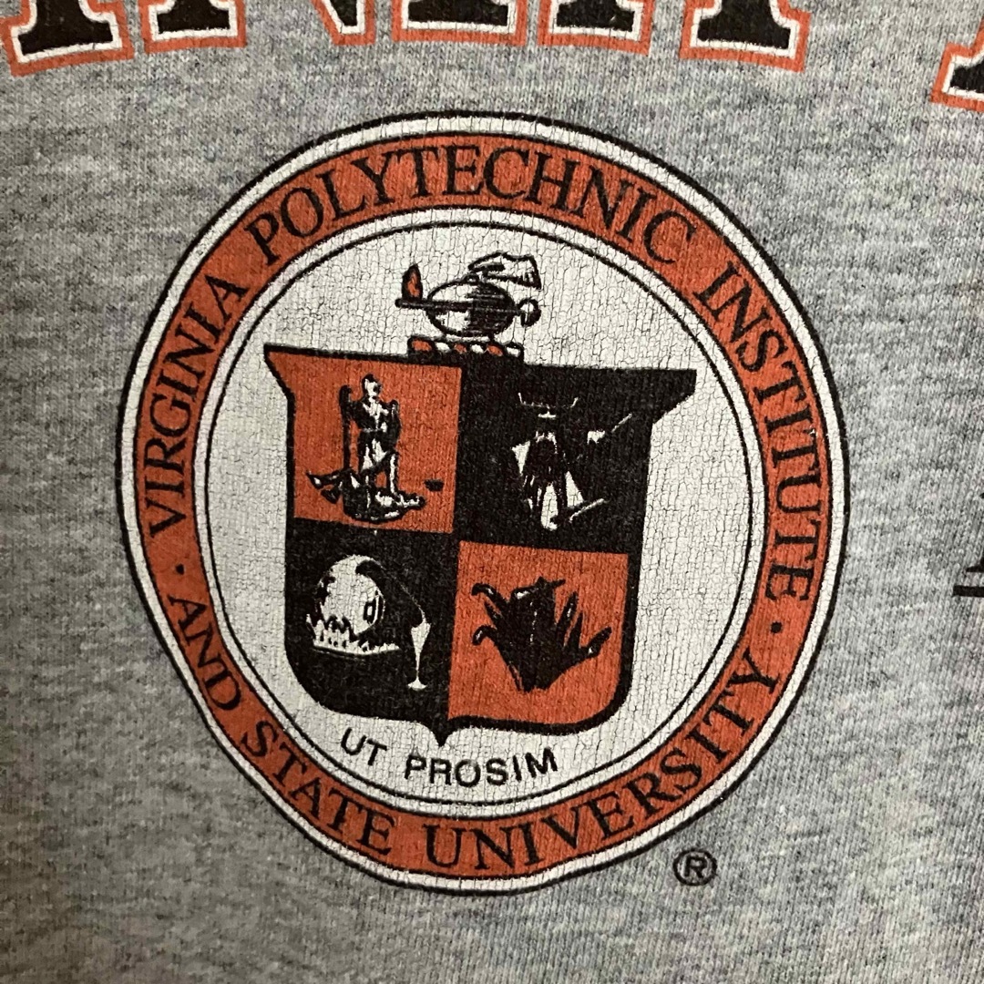 雰囲気古着バージニア工科大学カレッジTシャツtシャツオールドビッグロゴデザイン メンズのトップス(Tシャツ/カットソー(半袖/袖なし))の商品写真