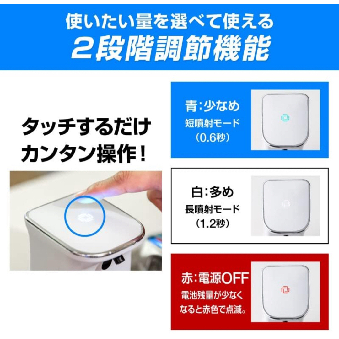 センサー式アルコール噴霧器　新品未開封 インテリア/住まい/日用品のインテリア/住まい/日用品 その他(その他)の商品写真