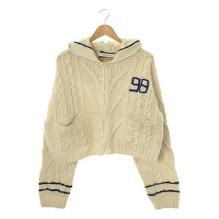 RE;CIRCLE STUDIO / リサークルスタジオ | RE Alan Knit Sailor Jacket / 古着 リメイク セーラー ニット カーディガン ジャケット | アイボリー | レディース(その他)