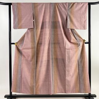 紬 身丈156.5cm 裄丈62.5cm 正絹 美品 秀品 【中古】(着物)