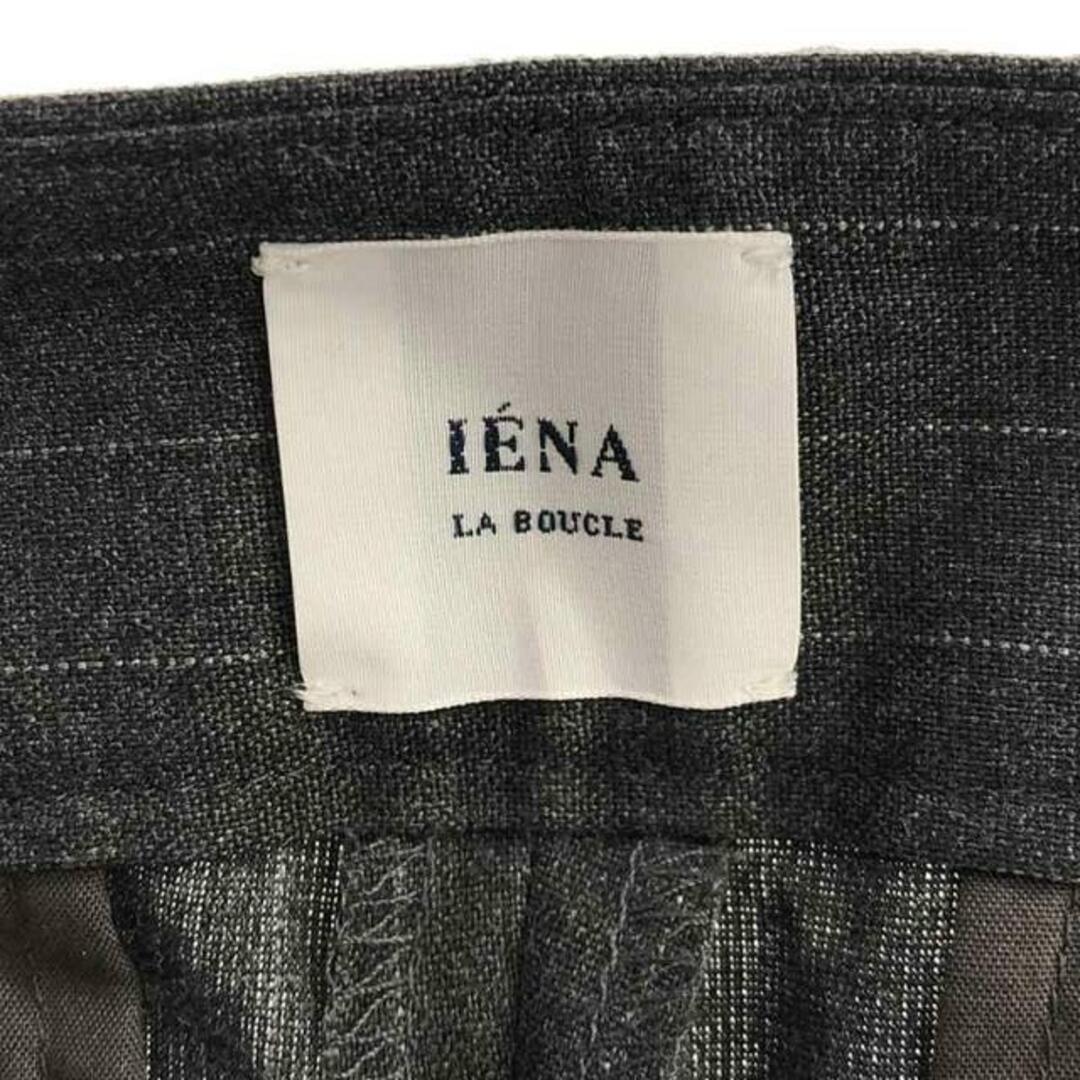 【新品】  IENA LA BOUCLE / イエナラブークル | 2023SS | トロピンストライプタックパンツ | 38 | グレー | レディース レディースのパンツ(その他)の商品写真