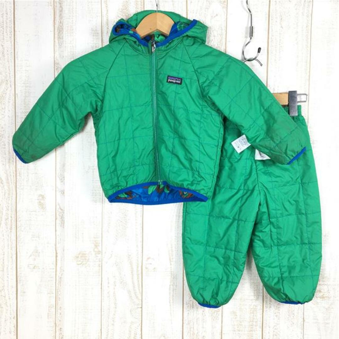 patagonia(パタゴニア)のBOYs 2T パタゴニア ベビー リバーシブル パフボール ジャケット & パンツ 上下セット インサレーション セットアップ PATAGONIA 60187/60193 OBG ブルー系 メンズのメンズ その他(その他)の商品写真