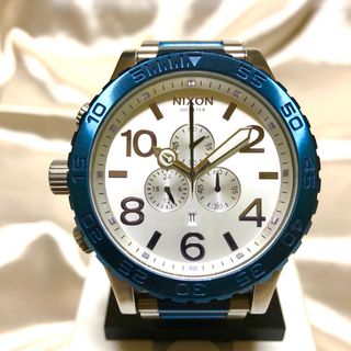 NIXON - NIXON 51-30 CHRONO BLUE SILVER