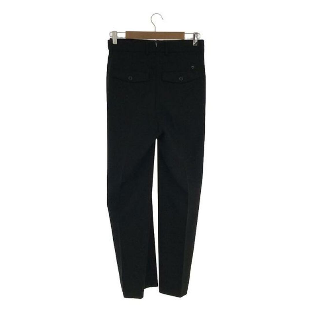 BASICKS / ベイシックス | 2023AW | MARGIELA VIBES DOUBLE WAIST WOOL TROUSER  / マルジェラ バイブス ダブルウエスト ウール スラックス パンツ | M | ブラック | レディース レディースのパンツ(その他)の商品写真