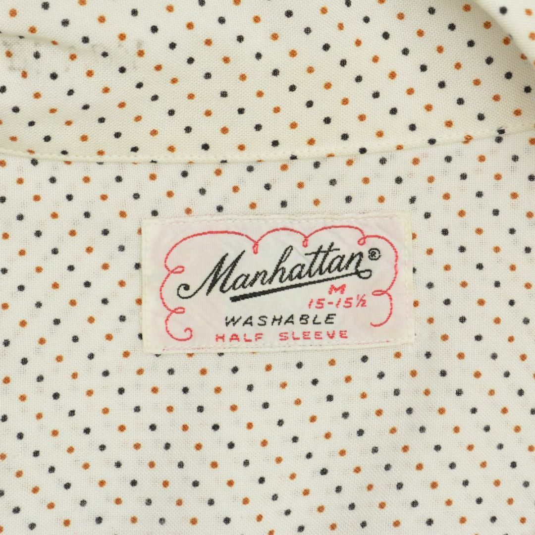 【Manhattan】〜60s ドット半袖シャツ メンズのトップス(シャツ)の商品写真