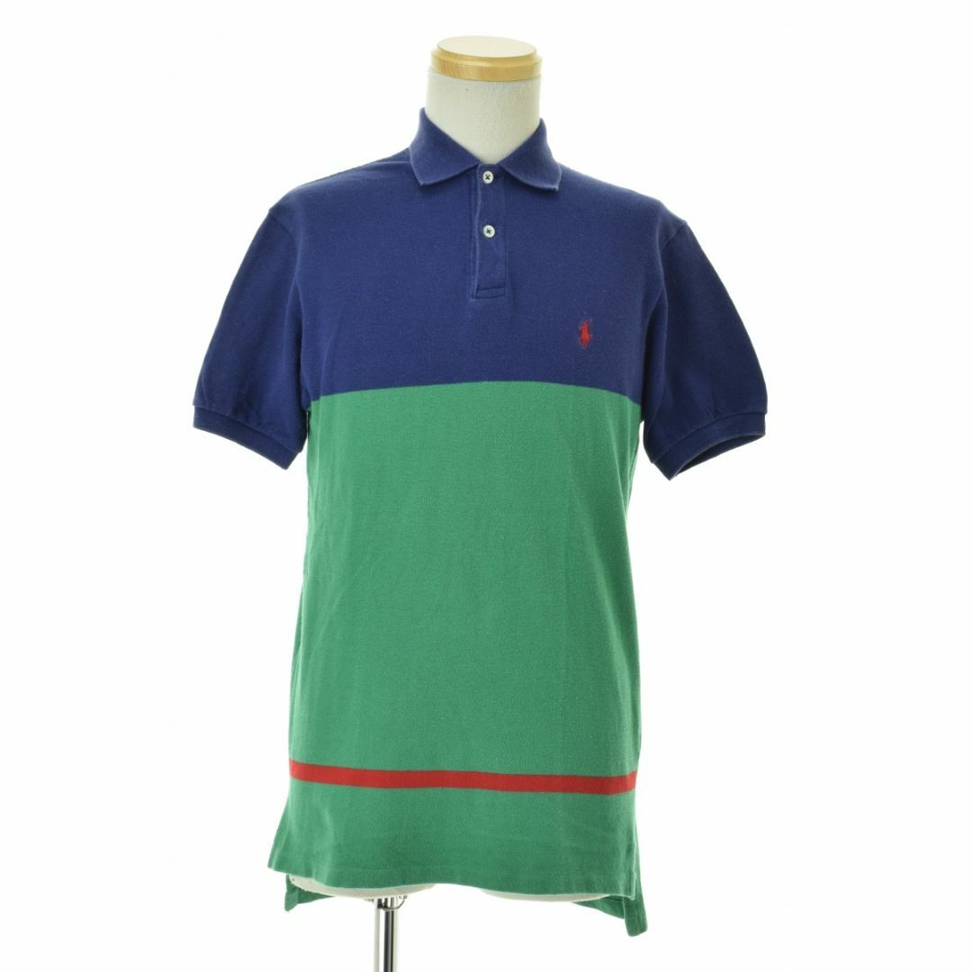 POLO RALPH LAUREN(ポロラルフローレン)の【POLORALPHLAUREN】USA製 カラーブロック半袖ポロシャツ メンズのトップス(ポロシャツ)の商品写真