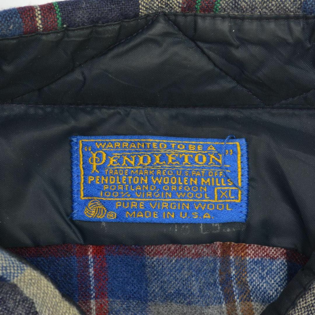 PENDLETON(ペンドルトン)の【PENDLETON】70s ウールチェック長袖シャツ メンズのトップス(シャツ)の商品写真