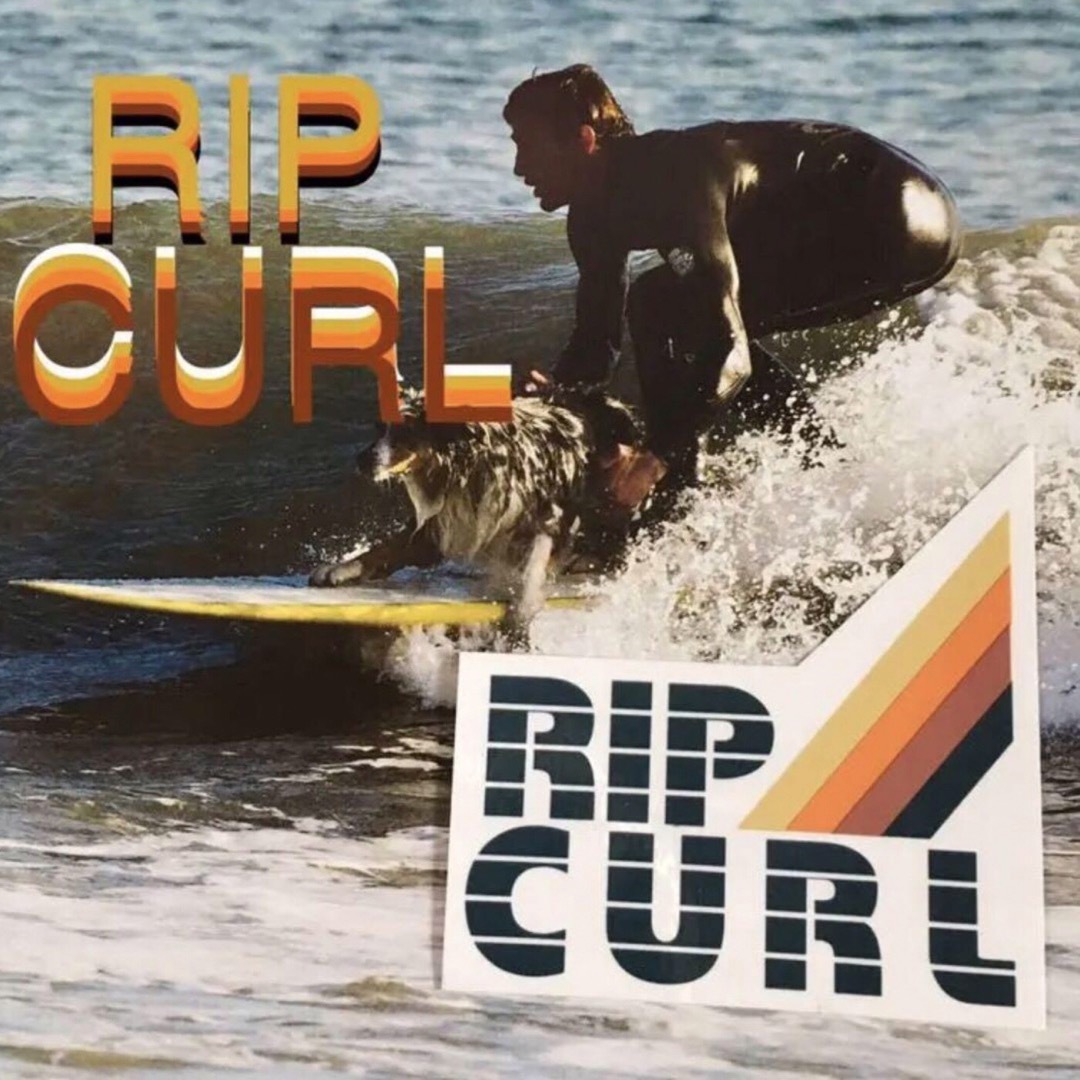 Rip Curl(リップカール)のRIPCURLリップカールUS限定型抜きジェットデザインロゴステッカー メンズのファッション小物(その他)の商品写真