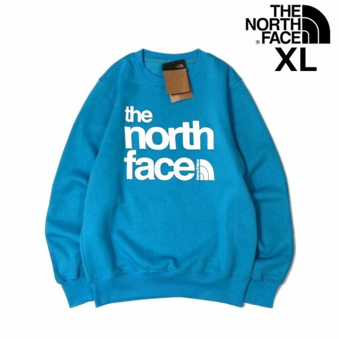 THE NORTH FACE(ザノースフェイス)のノースフェイス トレーナー US限定 裏起毛 立体ロゴ(XL)青 181130 メンズのトップス(スウェット)の商品写真