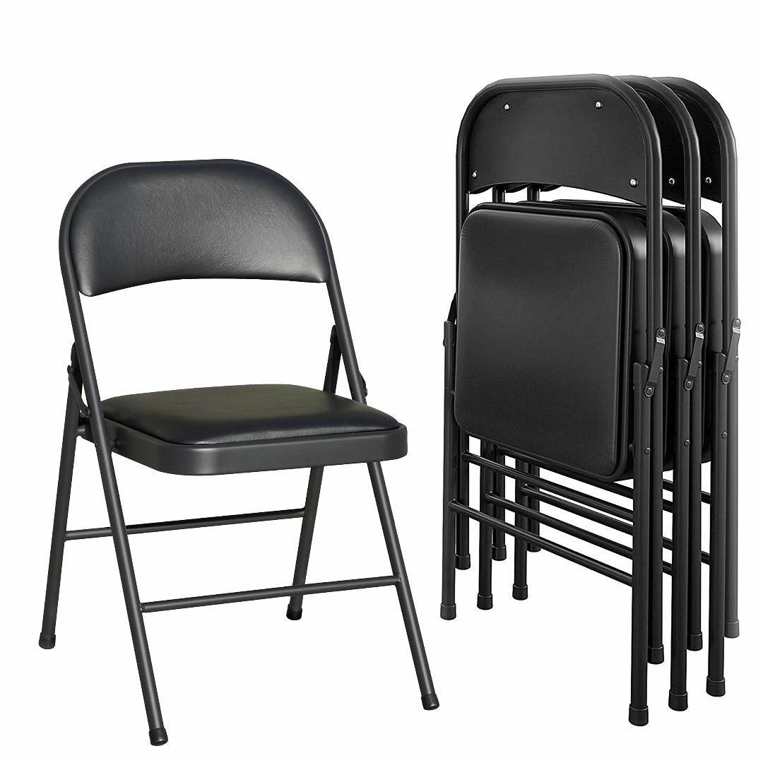 KAIHAOWIN パイプ椅子 折りたたみ椅子 ミーティングチェア 会議椅子 折 インテリア/住まい/日用品の机/テーブル(その他)の商品写真