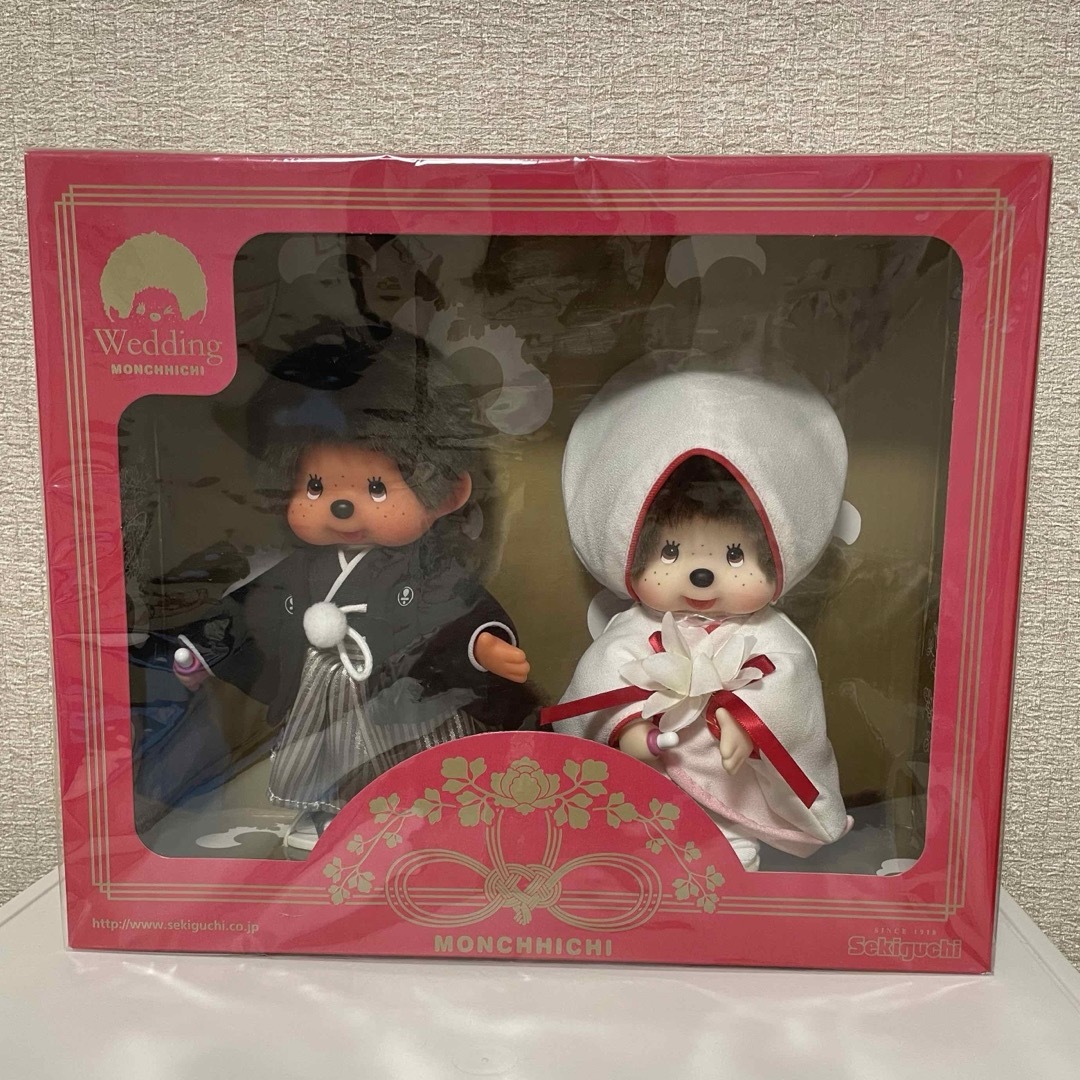 Sekiguchi(セキグチ)のモンチッチ ウエディングドール　和装 エンタメ/ホビーのおもちゃ/ぬいぐるみ(ぬいぐるみ)の商品写真