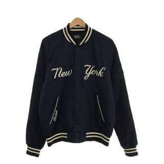 ポロラルフローレン(POLO RALPH LAUREN)のPOLO RALPH LAUREN / ポロラルフローレン | × MLB New York Yankees / ニューヨーク ヤンキース Baseball Jacket  / ベースボール アワードジャケット / スタジャン | L | ネイビー | メンズ(その他)