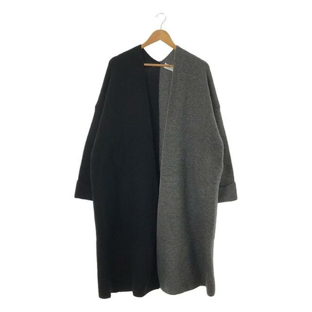 HeRIN.CYE / ヘリンドットサイ | Color block haori カーディガン | F | グレー/ブラック | レディース レディースのトップス(カーディガン)の商品写真