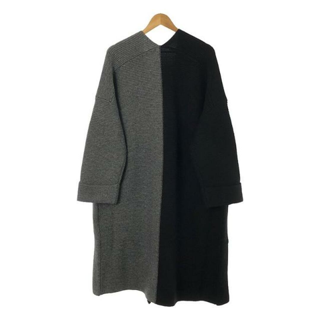 HeRIN.CYE / ヘリンドットサイ | Color block haori カーディガン | F | グレー/ブラック | レディース レディースのトップス(カーディガン)の商品写真