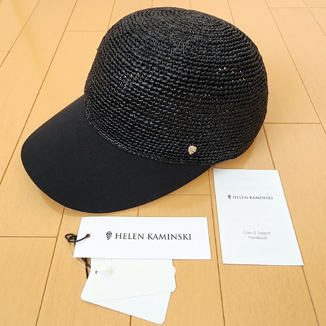 HELEN KAMINSKI(ヘレンカミンスキー)のHELEN KAMINSKI  ラフィア 帽子 Vivette ブラック 黒 レディースの帽子(ニット帽/ビーニー)の商品写真