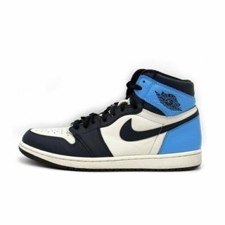 ナイキ(NIKE)のナイキ NIKE ■ 【 AIR JORDAN 1 RETRO HIGH OG Obsidian 555088 140 】 エア ジョーダン 1 ハイ オブシディアン スニーカー　32678(スニーカー)