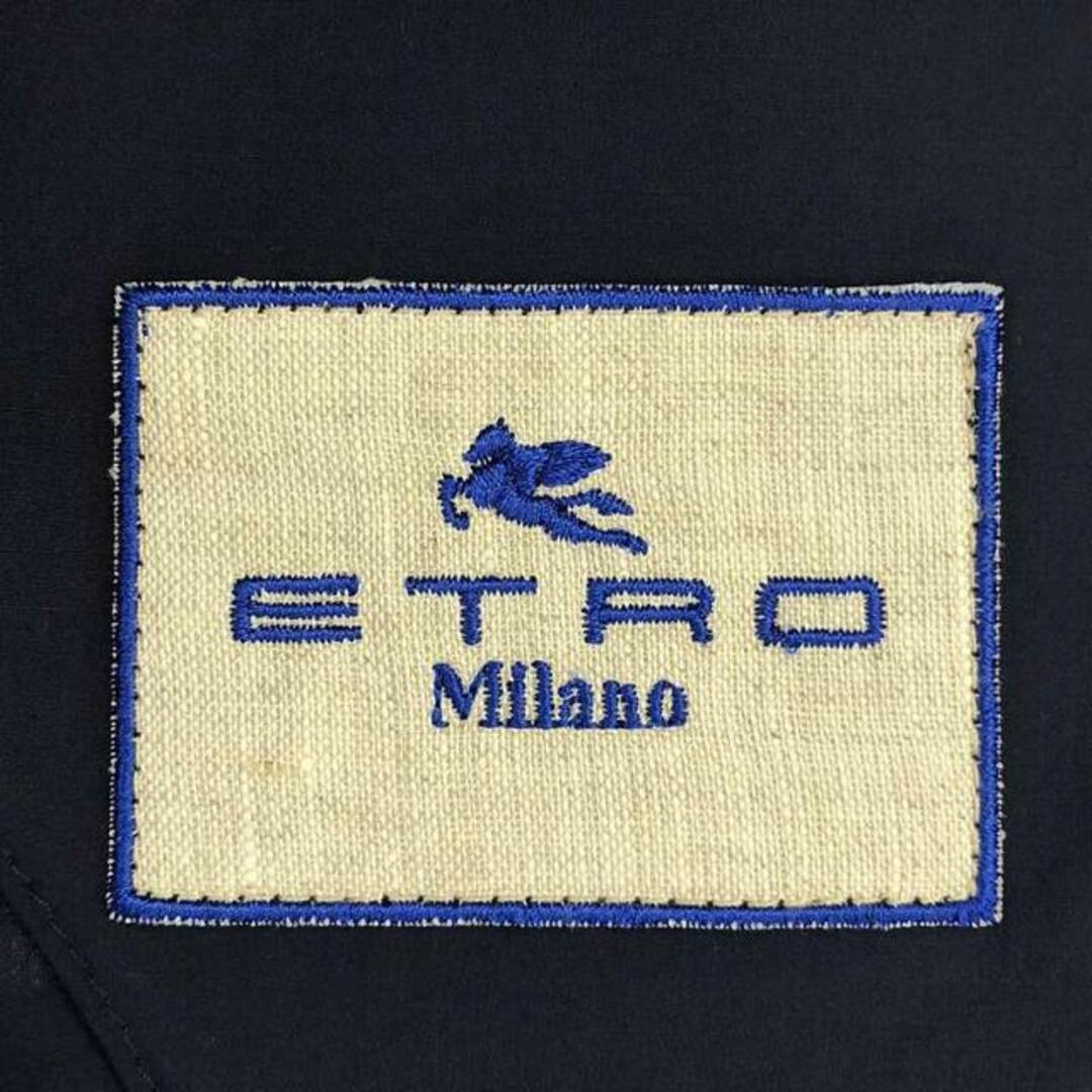 ETRO(エトロ)のETRO / エトロ | コットン テーラードジャケット | 44 | ネイビー | レディース レディースのジャケット/アウター(その他)の商品写真