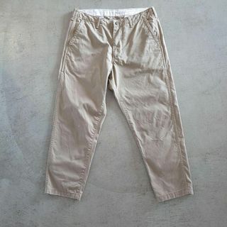 ユナイテッドアローズアンドサンズ(UNITED ARROWS & SONS)のUNITEDARROWS SONS ダメージ加工 チノパンツ　テーパード　L(チノパン)