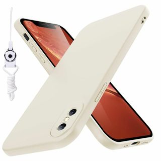 【サイズ:iphonex_色:ベージュ】iphone x ケース シリコン 薄型(その他)