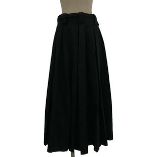 foufou / フーフー | super tuck long skirt スーパータックロングスカート | 1 | ブラック | レディース(ロングスカート)