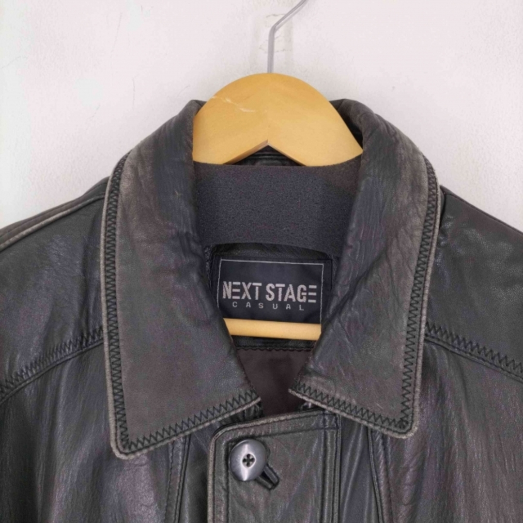 NEXT STAGE(ネクストステージ) ラムレザーハーフコート メンズ メンズのジャケット/アウター(レザージャケット)の商品写真