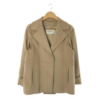 マックスマーラ(Max Mara)のMax Mara / マックスマーラ | アンゴラ ダブルフェイス ショートコート | 44 | ベージュ | レディース(その他)