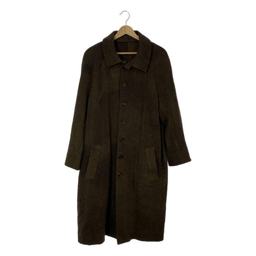 【美品】  BIEK VERSTAPPEN / ビークファースタッぺン | 2021AW | Bou Coat &quot;7 pc limited&quot; / トネガルツイード ウール バウコート / 総裏地 | S | brown | メンズ