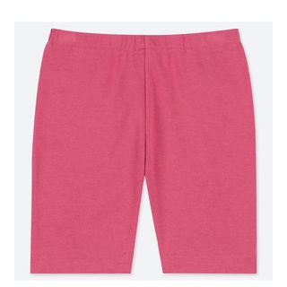 ユニクロ(UNIQLO)のユニクロ　ベビー　キッズ　ドライレギンス　80 五分丈　ピンク(パンツ)