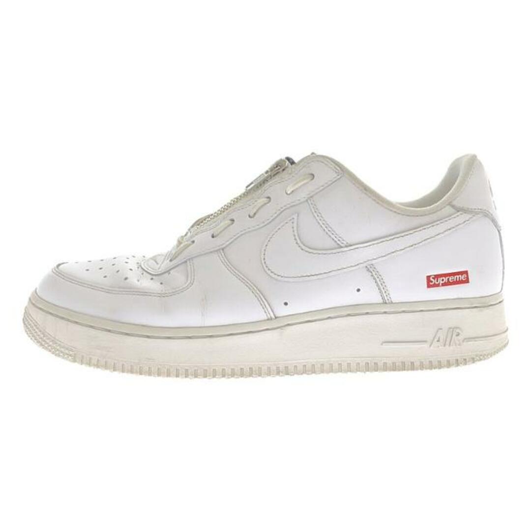 NIKE(ナイキ)のNIKE / ナイキ | × SUPREME シュプリームコラボ AIR FORCE 1 LOW エアフォースワン ロー スニーカー | 27.5 | ホワイト | メンズ メンズの靴/シューズ(スニーカー)の商品写真