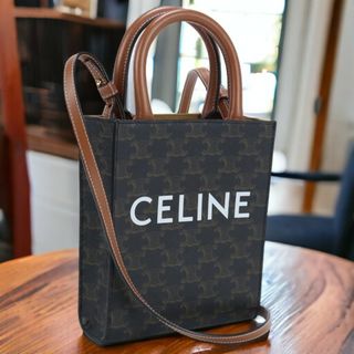 セリーヌ(celine)のセリーヌ CELINE ハンドバッグ メンズ 19743 2BZK 04LU トリオンフキャンバス ミニ バーティカル カバ(その他)