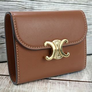 セリーヌ(celine)のセリーヌ CELINE 三折財布小銭入付き レディース 10D78 3BZG 04LU トリオンフ スモールウォレット(財布)