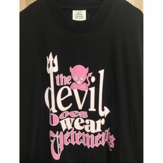 VETEMENTS Devil Does Wear オーバーサイズ tシャツ(Tシャツ/カットソー(半袖/袖なし))