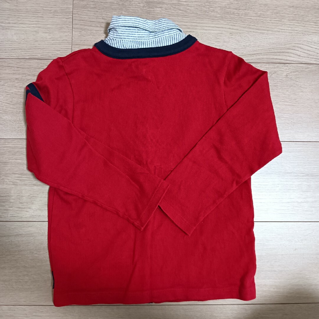 mikihouse(ミキハウス)のミキハウス　重ね着風　カットソー キッズ/ベビー/マタニティのキッズ服男の子用(90cm~)(Tシャツ/カットソー)の商品写真