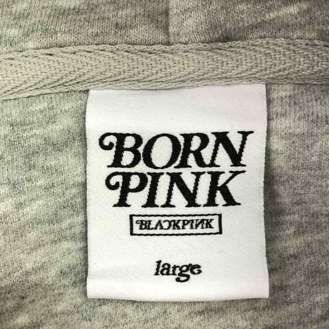 VERDY / ヴェルディ | × BLACKPINK / ブラックピンク BORN PINK / ボーンピンク スウェット パーカー ユニセックス | L | グレー | メンズ メンズのトップス(スウェット)の商品写真