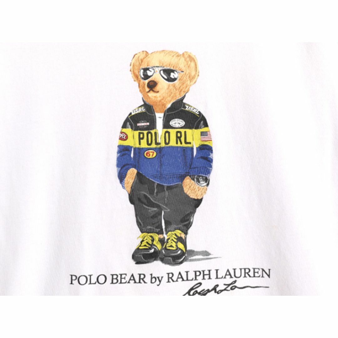 Ralph Lauren(ラルフローレン)のポロベアー ポロ ラルフローレン プリント 半袖 Tシャツ メンズ レディース M / キャラクター 半袖Tシャツ シングルステッチ クルーネック メンズのトップス(Tシャツ/カットソー(半袖/袖なし))の商品写真