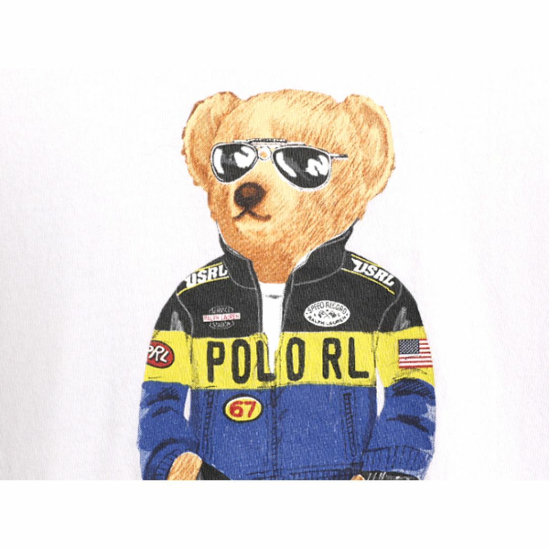 Ralph Lauren(ラルフローレン)のポロベアー ポロ ラルフローレン プリント 半袖 Tシャツ メンズ レディース M / キャラクター 半袖Tシャツ シングルステッチ クルーネック メンズのトップス(Tシャツ/カットソー(半袖/袖なし))の商品写真