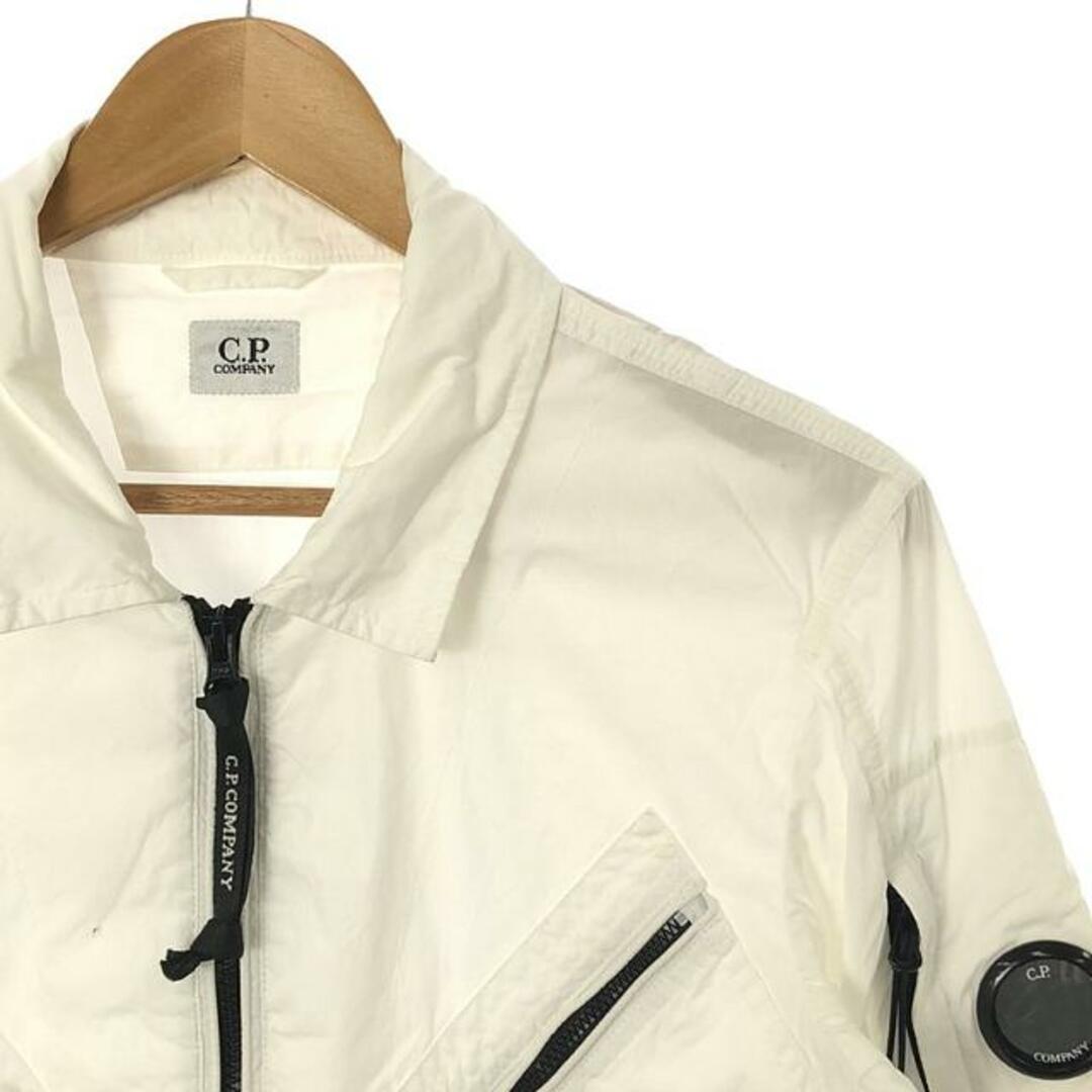 C.P. Company(シーピーカンパニー)のC.P. COMPANY / シーピーカンパニー | Chrome Overshirt Jacket クローム オーバーシャツジャケット | XS | ホワイト | メンズ メンズのジャケット/アウター(その他)の商品写真