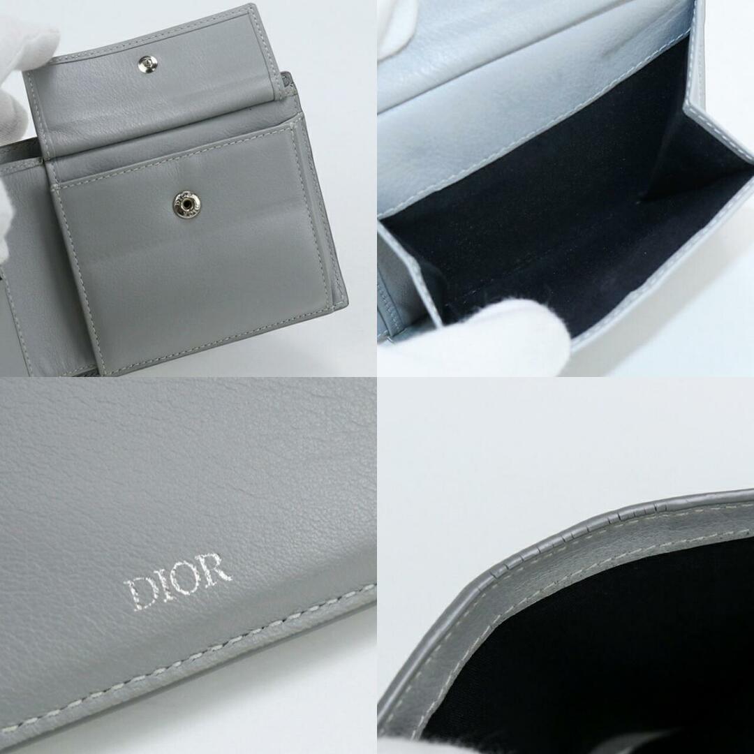 Christian Dior(クリスチャンディオール)のクリスチャンディオール Christian Dior 二折財布小銭入付き メンズ 2ESBC027DCO H42E コインケース付きウォレット メンズのファッション小物(折り財布)の商品写真