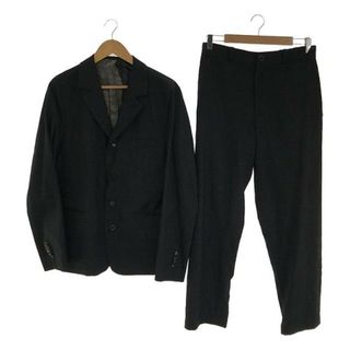 【美品】  GEOFFREY B.SMALL / ジェフリーBスモール | L. Parisotto wool & silk suiting  jacket × trouser / セットアップ シングルジャケット × スラックスパンツ / 総裏地 | S/44 | hand washed dark grey | メンズ(その他)