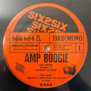 【新品/EP限定盤】Amp Boogie / Bluntly Speaking(ヒップホップ/ラップ)