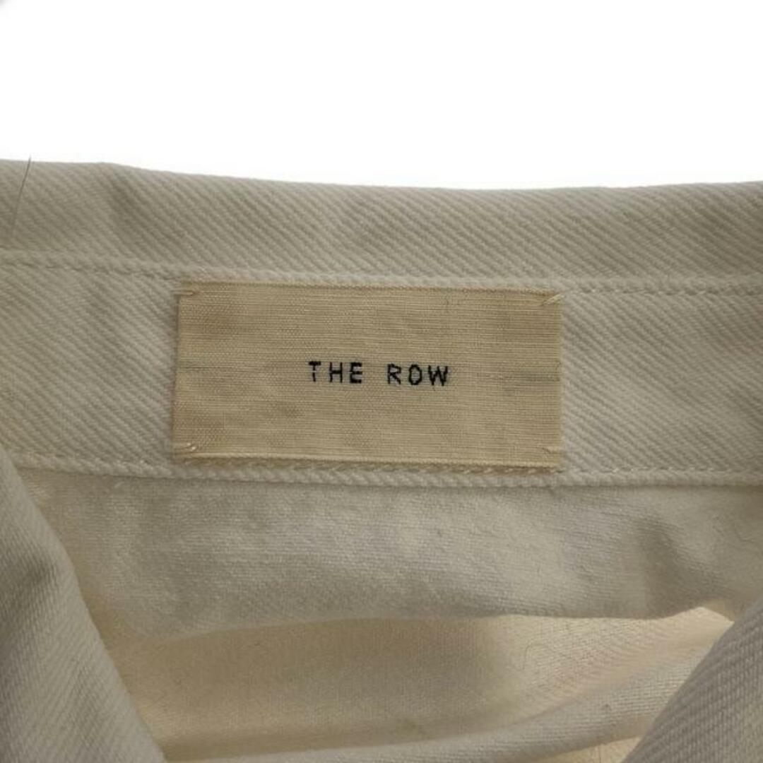 THE ROW(ザロウ)の【美品】  THE ROW / ザロウ | FRANNIE SHIRT オーバーサイズ デニムシャツ | XS | ホワイト | レディース レディースのトップス(シャツ/ブラウス(長袖/七分))の商品写真