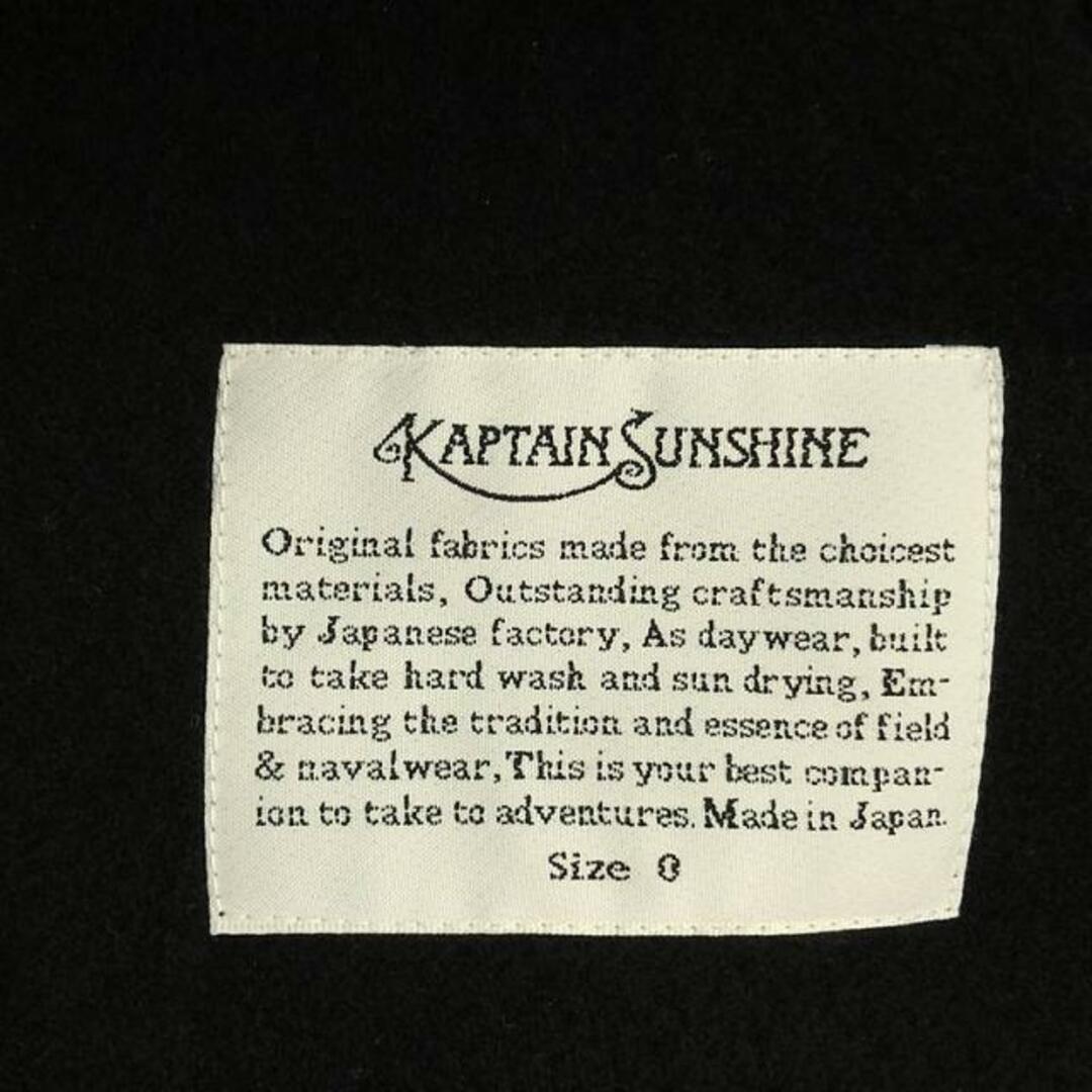 KAPTAIN SUNSHINE(キャプテンサンシャイン)のKaptain Sunshine / キャプテンサンシャイン | 2020AW | Duffle Coat Cashmere Wool / カシミヤ オーバーダッフル コート | 0 | ブラック | レディース レディースのジャケット/アウター(その他)の商品写真