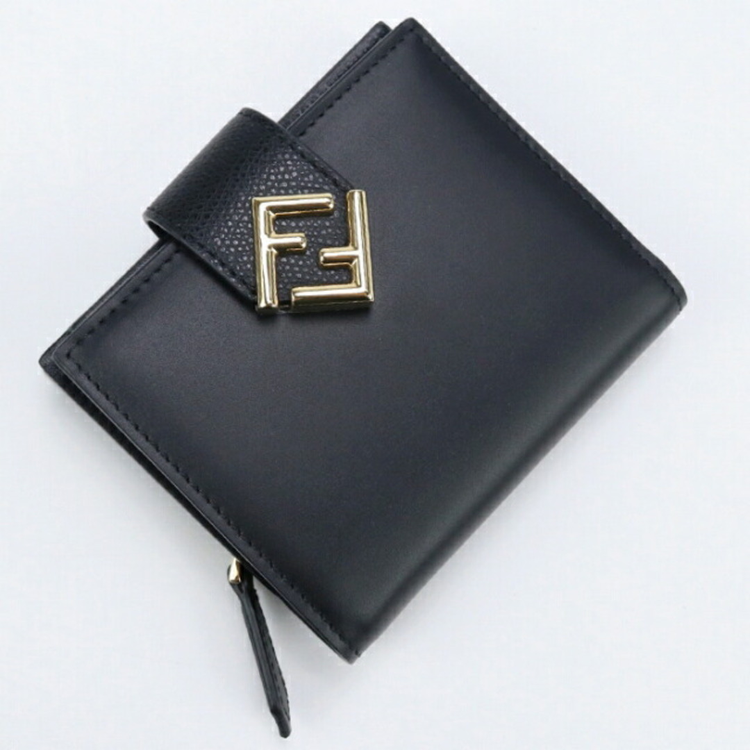 FENDI(フェンディ)のフェンディ FENDI 二折財布小銭入付き レディース 8M0386 ALWA F0KUR FFダイヤモンド 二つ折り財布 レディースのファッション小物(財布)の商品写真