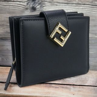 FENDI - フェンディ FENDI 二折財布小銭入付き レディース 8M0386 ALWA F0KUR FFダイヤモンド 二つ折り財布