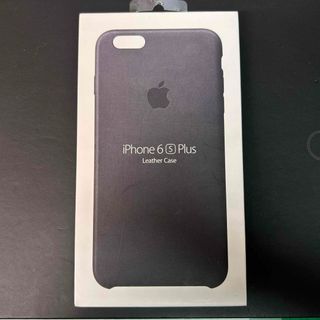 アップル(Apple)のApple Japan(同) iPhone 6s Plus レザーケース/ブラッ(iPhoneケース)